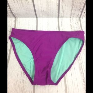 Athleta xs bikini bottom magenta turquoise